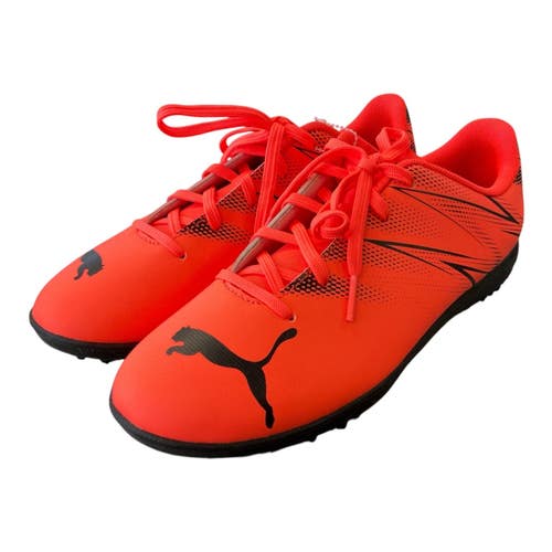 Used Puma Soccer Turf Shoes Orange Junior 04.5 11450-S000525413