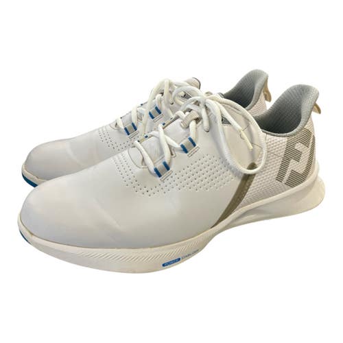 Used Foot Joy FUELSPORT SPIKELESS Mens Golf Shoes White Senior 10.5 11450-S000525591