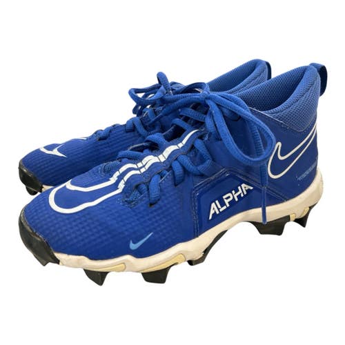 Used Nike ALPHA MENACE 3 SHARK Jr FB Cleats Royal Blue Junior 03 11450-S000525590