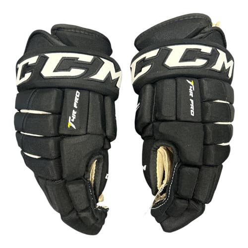 Used CCM T4R PRO Senior Gloves Black 15" 11450-S000525682
