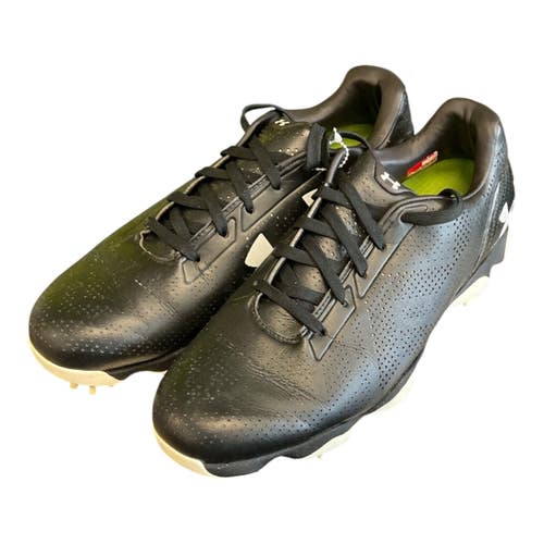 Used Under Armour UA DRIVE ONE Mens Golf Shoes Black Senior 11.5 11450-S000526055
