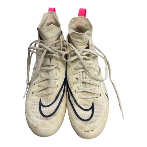 Used Nike LAX Cleats Womens White Senior 9.5 11450-S000526221