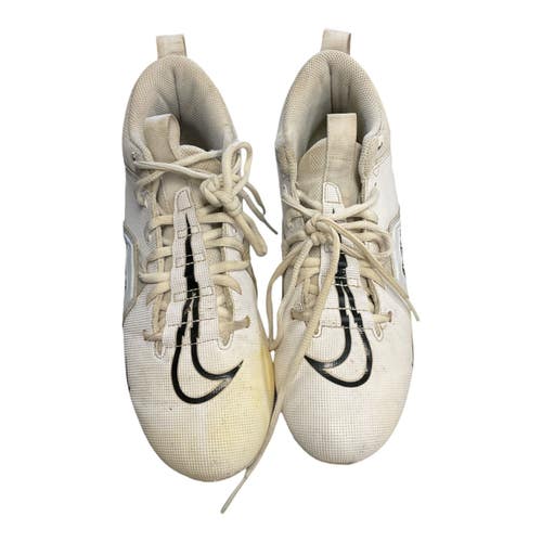 Used Nike LAX Cleats Womens White Senior 7.5 11450-S000526223