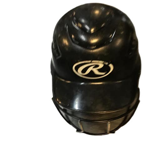 Used Rawlings CFTBH-R1 Batting Helmet w/Mask Black One Size 11730-S000072944