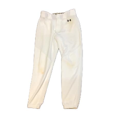 Used Under Armour 1375653-100 BB/SB Pant Mens White MD 11730-S000073135