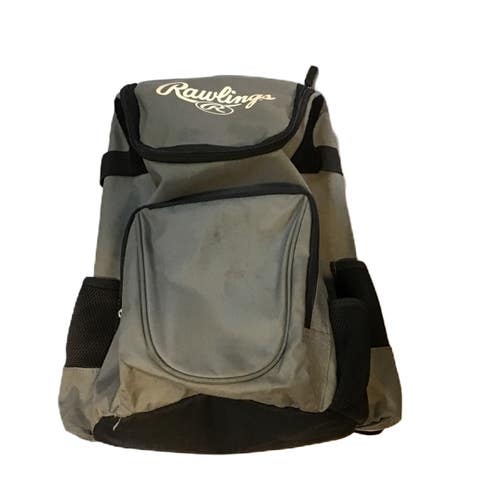 Used Rawlings BB/SB Player Backpack Grey 11730-S000073169