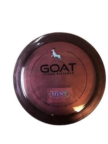 Used Mint GOAT Disc Golf Driver Maroon 11730-S000073178