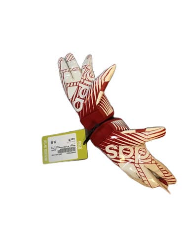 Used Adidas AF1438 Football Gloves Maroon Medium 11730-S000073202