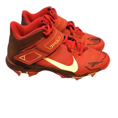Used Nike CZ5910-616 BB/SB Cleats Red Junior 04 11730-S000073214