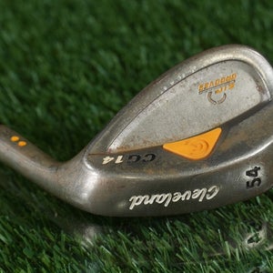 Cleveland CG14 54 Sand Wedge Golf Club Zip Grooves Dynamic Gold Wedge RAW RH