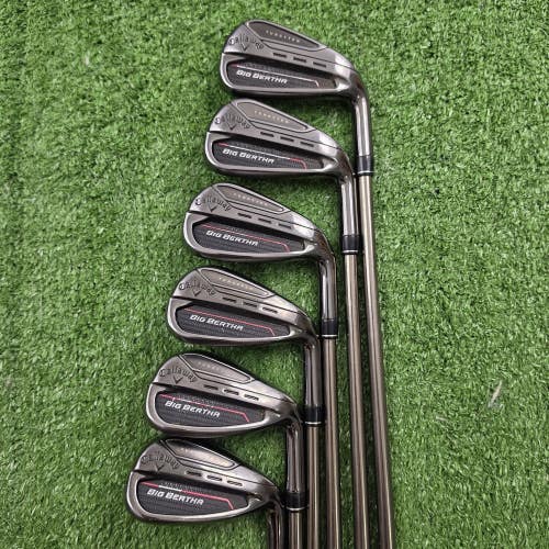 Callaway Big Bertha 23 Iron Set 6-PW AW RCH 65g Regular Flex Graphite RH 6 Clubs