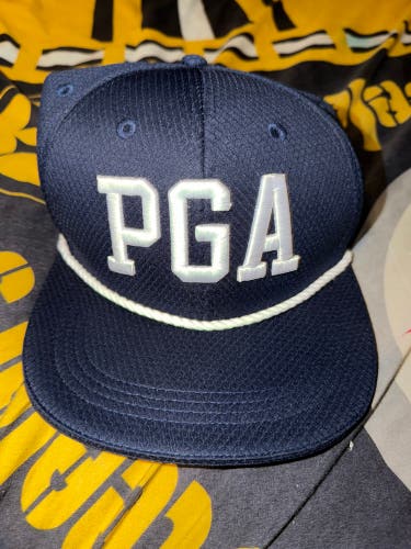 Macron PGA Jr. League Golfing Rope SnapBack Hat Cap SR Size Brand New With Tags.