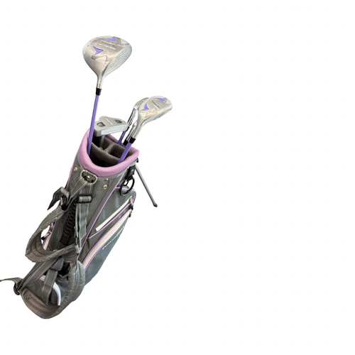 Used Powerbilt JUNIOR Jr Package Set RH Purple 5 Piece 10299-S000312874