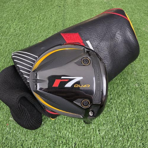 Taylormade R7 Quad Mini Driver 15.5 Right Handed Club Head Only + HC