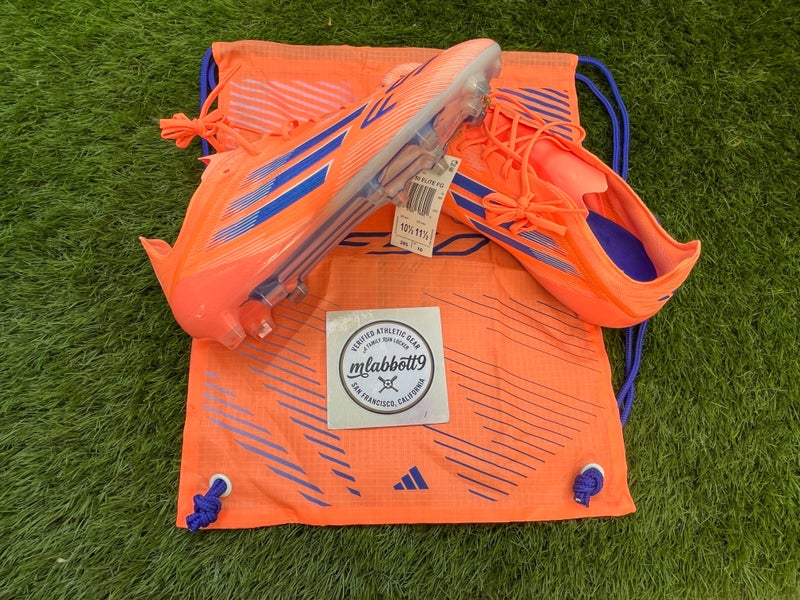 Adidas F50 Elite FG Cleats - Beam Orange Lucid Blue (JH7618  display picture 1