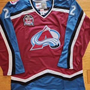 Colorado AVALANCHE CLAUDE LEMIEUX 1996  STANLEY CUP JERSEY