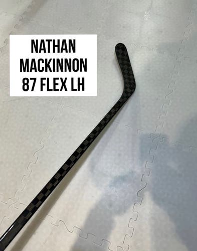 Senior(1x)Left CT: Nathan MacKinnon 87 Flex ProBlackStock™ Unbranded Pro Stock Hockey Sticks