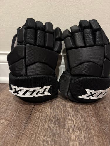 Pure Hockey PHX Elite Youth Hockey Gloves 10” - Black