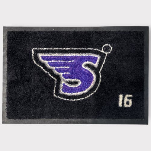 Pro Stock Used Stonehill College Hockey Skate Mat - Pick Your Number