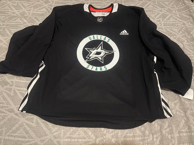Dallas Stars NHL Pro Stock Hockey Goalie Practice Jersey Size 58G Black New