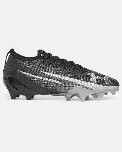 Under Armour Blur Pro Football Cleats Black/Metallic Silver Men’s Size 8 - New w/out tags.