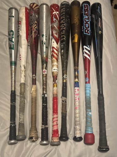 BBCOR Certified Bat (-3) 30 oz 33" (Used)