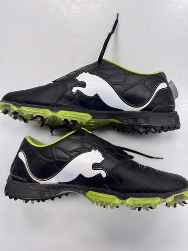 Used Puma Mens Golf Shoes Black Senior 8.5 11860-S000313502