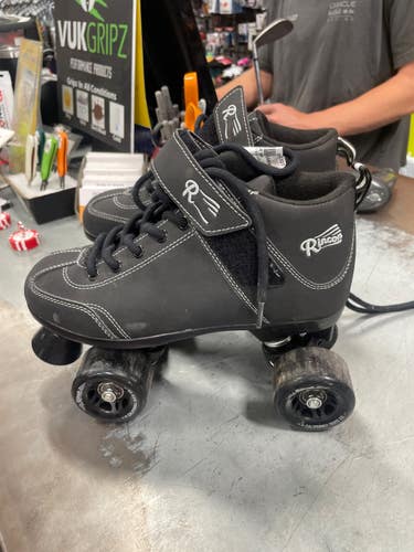 Used RINCON ROLLER SKATES Senior Roller Quad Skates Black Senior 6 11337-S000494026
