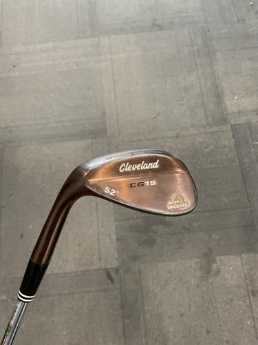 Used Cleveland CG15 ZIP GROOVES Golf Wedge Mens RH 52 Degree 11614-S000241713