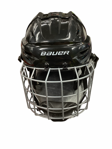 Used Bauer REAKT 55 M/M Helmet Cage Combo Black MD 11613-S000187617