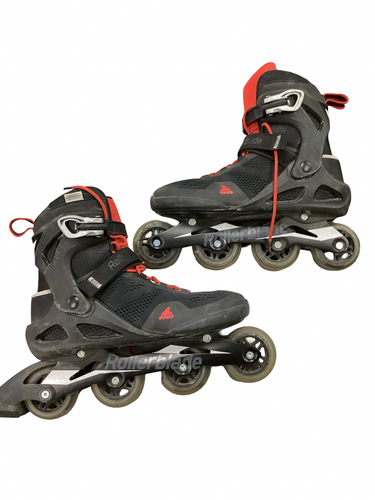 Used Rollerblade MACROBLADE 80 Senior Rec Fitness Skates Red Senior 11 11613-S000187611