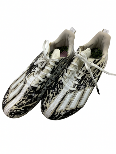 Used Adidas ADIZERO Adult FB Cleats White Senior 7 11613-S000187603