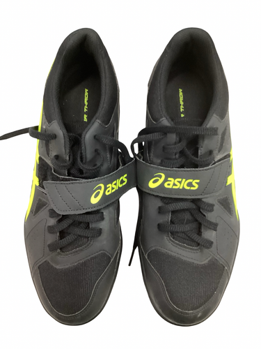 Used Asics HYPER THROW Track & Field Cleats Adult Optic Yellow Senior 10.5 11613-S000187591