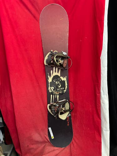 Snowboard All Mountain With Bindings Directional Twin 158 cm (Used)