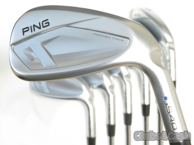 PING i540 Irons Blue Dot Dynamic Gold 120 S300 Stiff Flex 5-P+U  Shop Wear