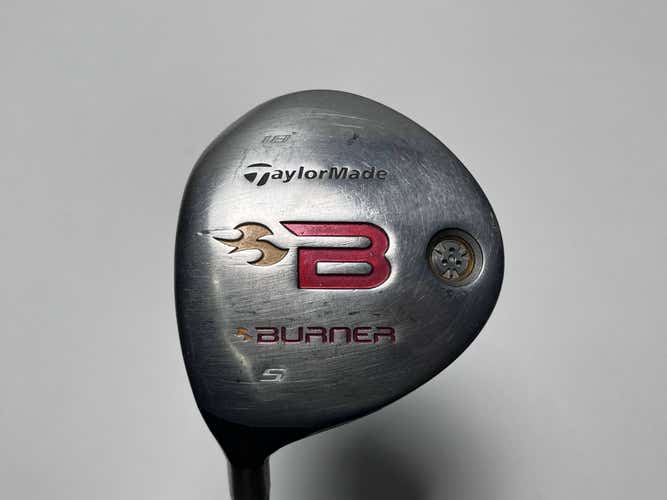 LEFTY TaylorMade Burner 2008 5 Fairway Wood 18* REAX 49g Regular Graphite