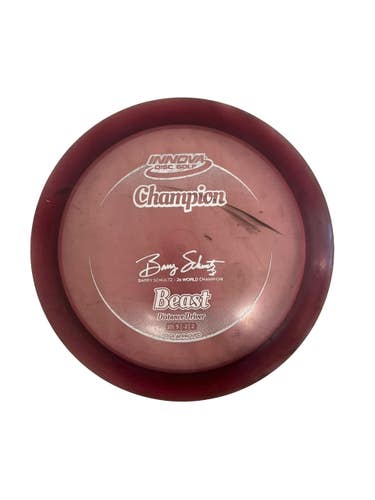 Used Innova Champion Beast 176g Disc Golf Driver Maroon  11692-S000155637