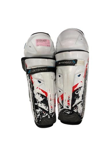Used CCM JETSPEED Senior Shin Guards White 15" 11847-S000037655
