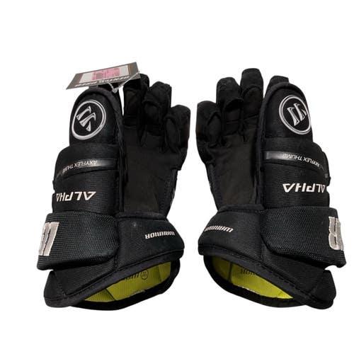 Used Warrior ALPHA LX30 Junior Gloves Black 12" 11847-S000037726