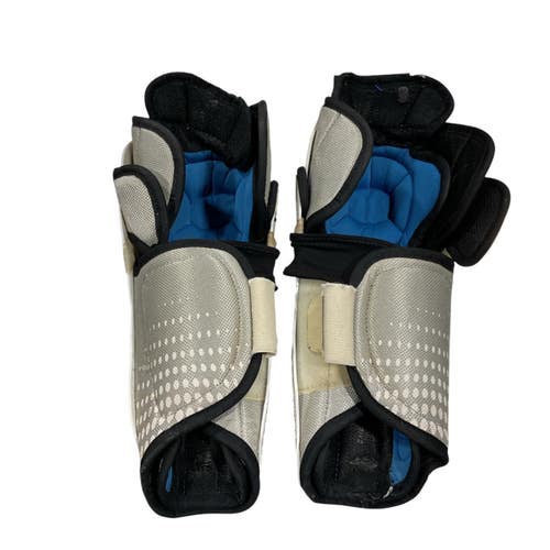 Used Bauer SUPREME Senior Shin Guards White 12" 11847-S000037706