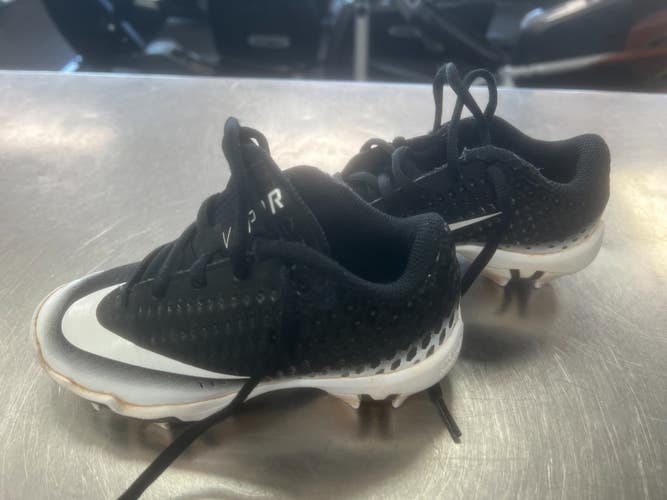 Used Nike VAPOR BB/SB Cleats Black Youth 11.0 11497-S000160320