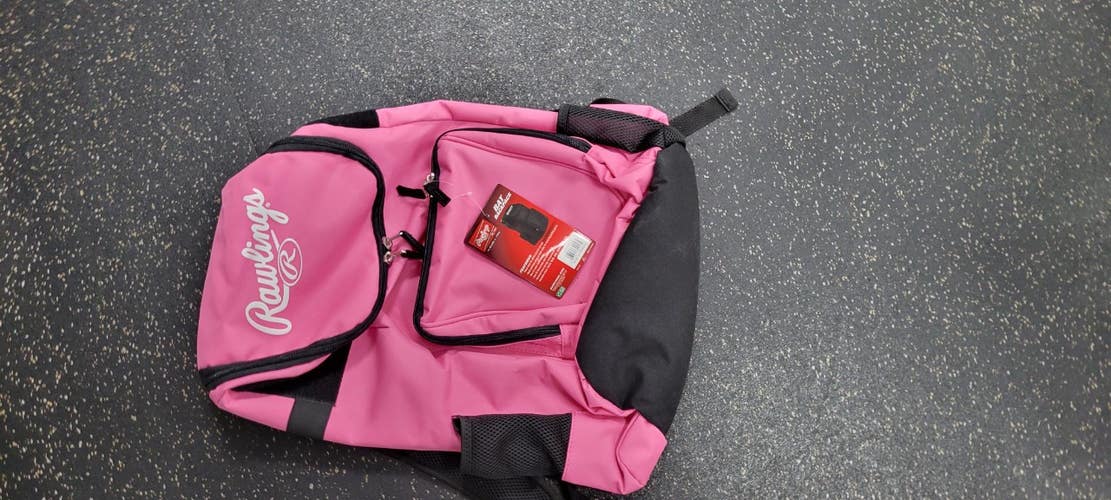 Rawlings NEW BAT BACKPACK BB/SB Player Backpack Pink 11497-S000160299