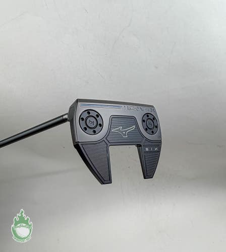 Used LH Mizuno M Craft X Six S Black Ion Forged 35" Putter Steel Golf Club