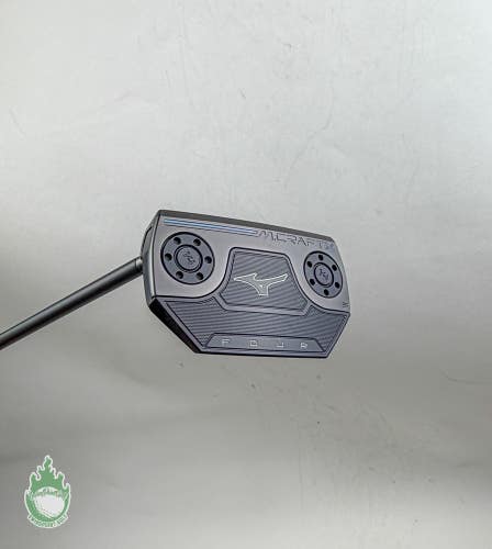 Used LH Mizuno M Craft X Four S Black Ion Forged 34" Putter Steel Golf Club