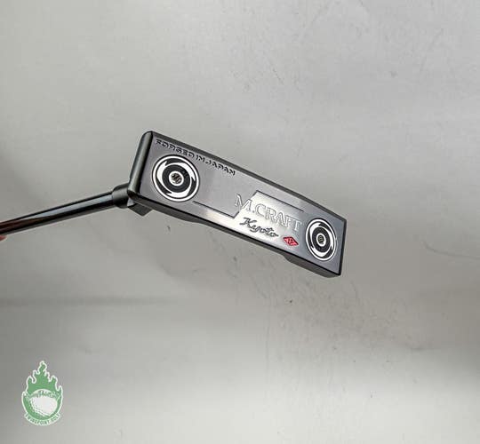 Used LH Mizuno M Craft Kyoto P Grey Ion Forged 34" Putter Steel Golf Club
