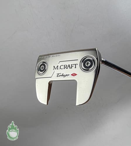 Used RH Mizuno M Craft Tokyo S Nickel Forged 34" Putter Steel Golf Club
