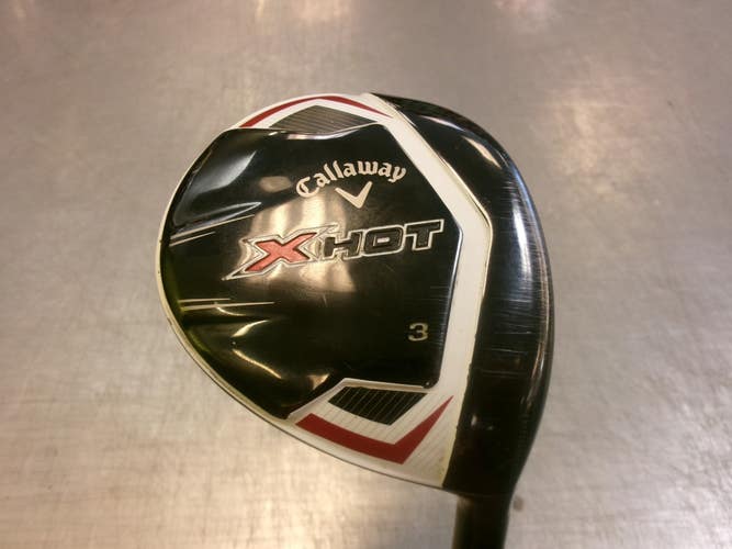 Used Callaway X HOT Mens Fairway Wood RH 3 Wood 11339-S000205509