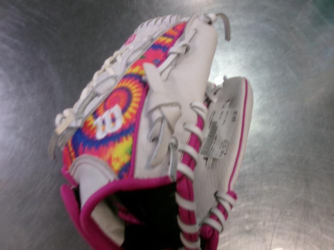 Used Wilson FLASH BB/SB Glove RH Throw White 12" 11868-S000071255