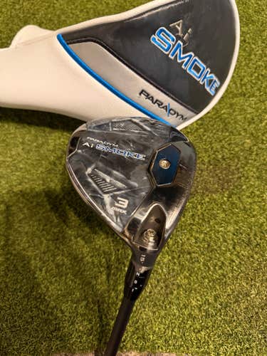 Callaway Paradym AI Smoke Max 3 15* Fairway Wood, Tensei Blue Stiff Flex, RH