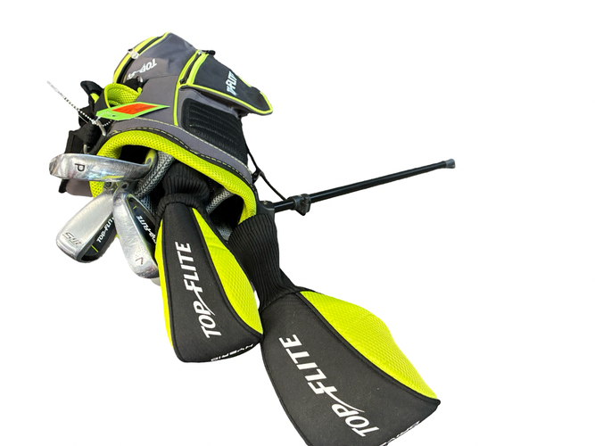 Used Top Flite 7 PIECE SET Jr Package Set RH Black 7 Piece 11682-S000137126